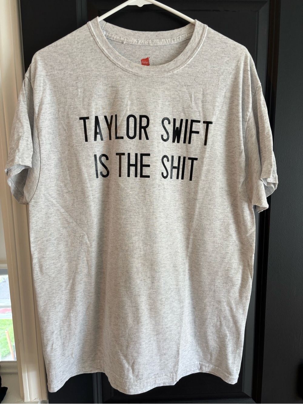 Taylor Swift Light Gray Graphic T‑Shirt (L)